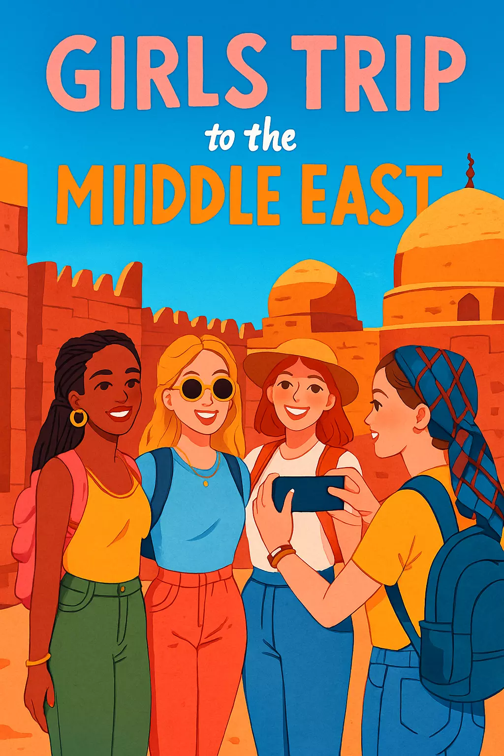 voyage entre fille Moyen Orient