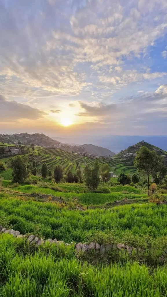 Lever du Soleil Aseer Arabia